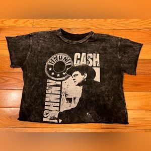 Johnny Cash Acid Wash Tee